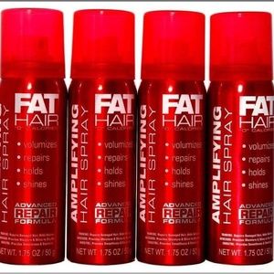 4 Samy Fat Hair Amplifying O calories hair spray